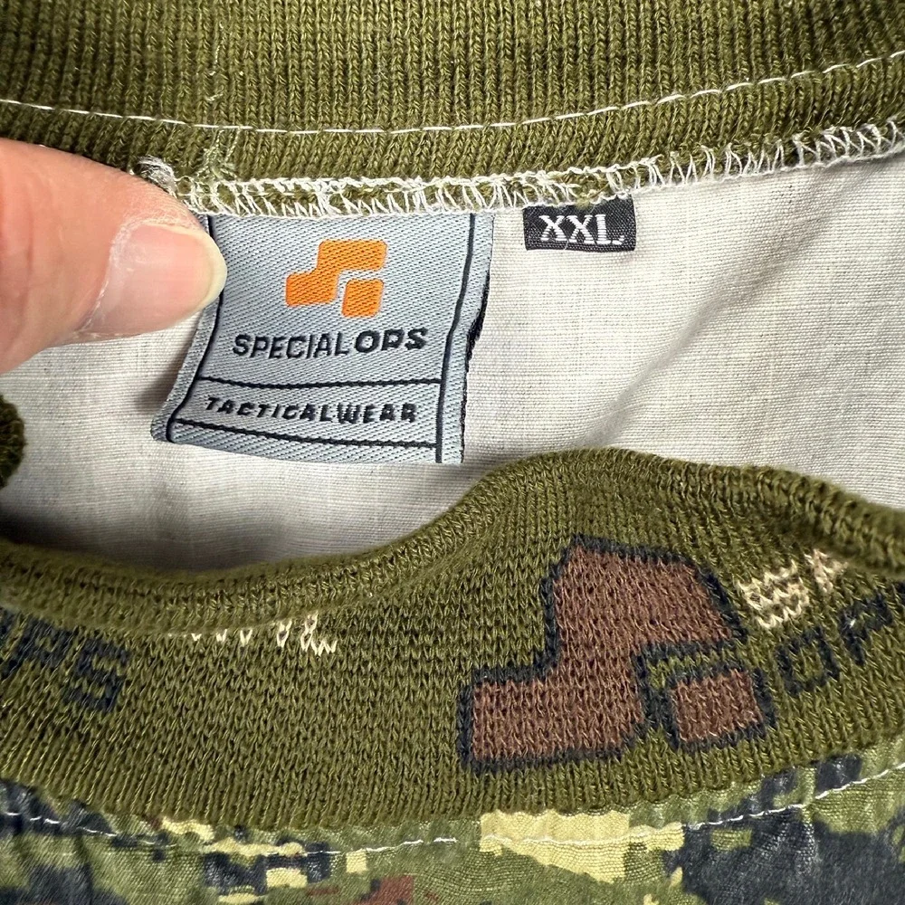 Special Ops Tacticalwear‎ Camo Pullover Long Sleeve Shirt XXL - Picture 2 of 16